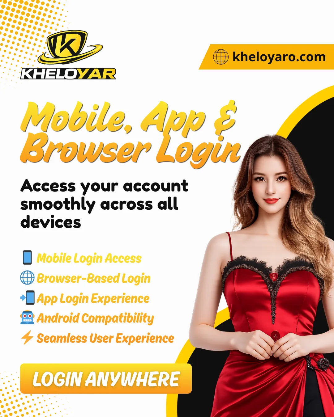 Kheloyar Login on Mobile, App, and Browser