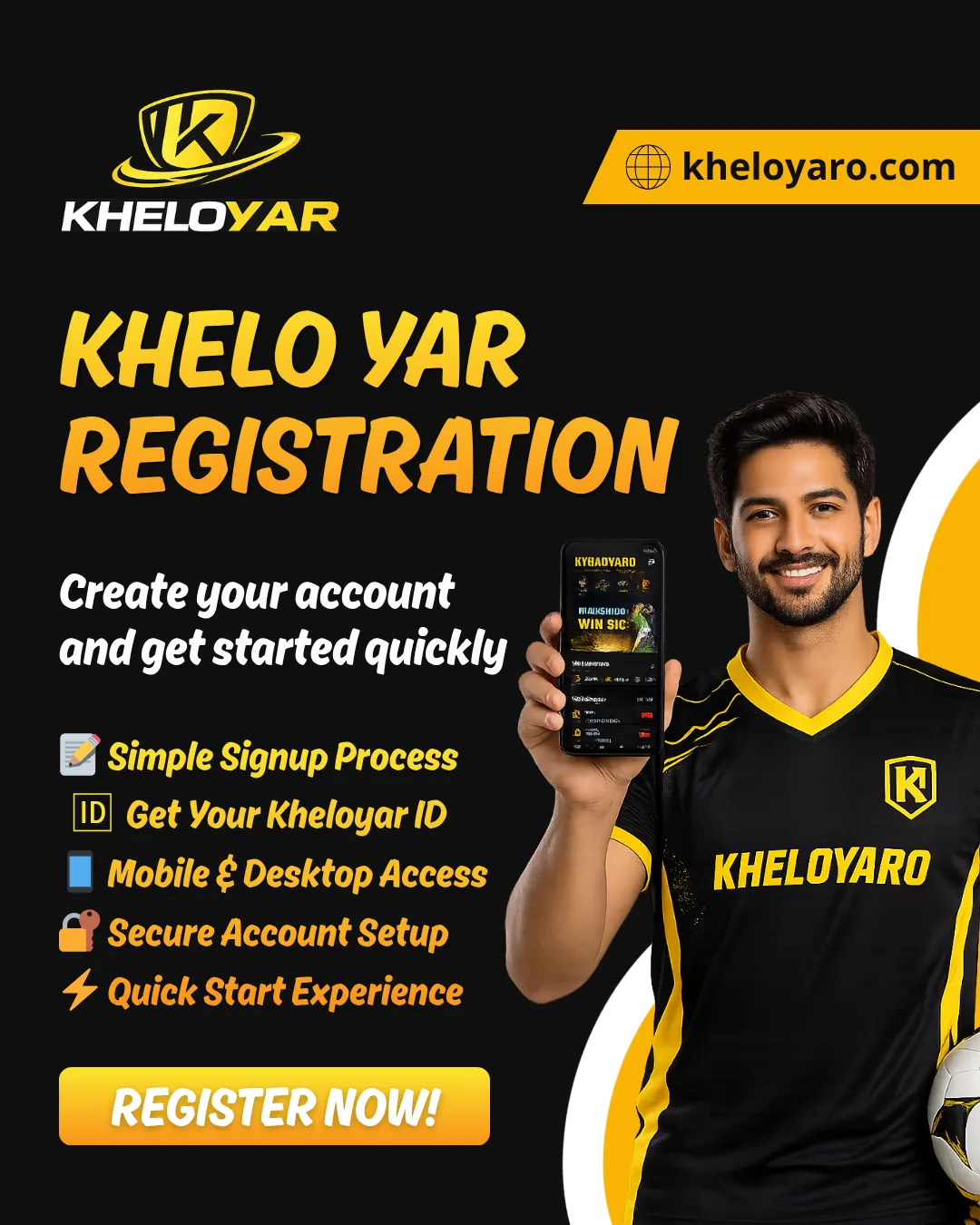 Khelo Yar registration guide