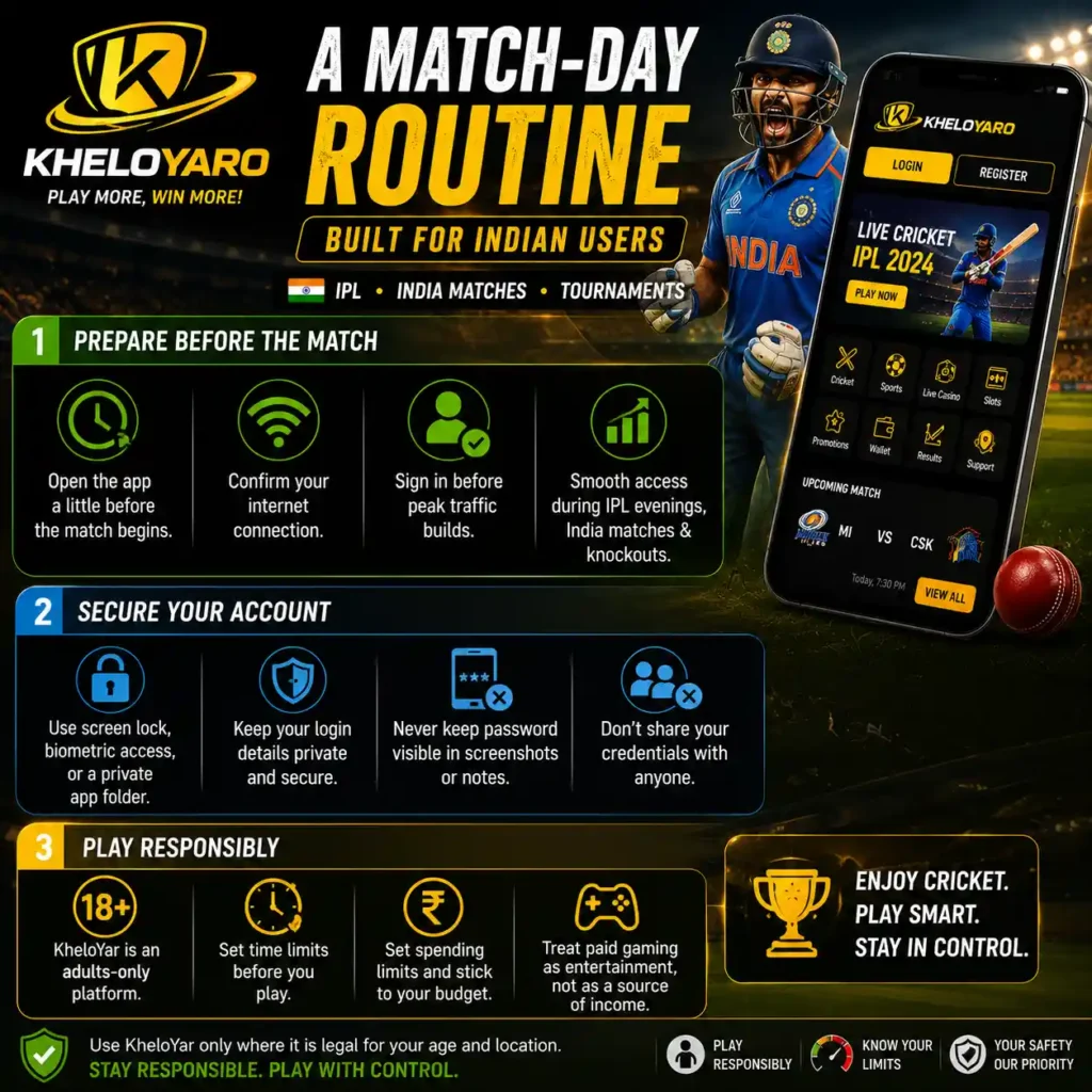 A Match-Day Routine Built for Indian Users