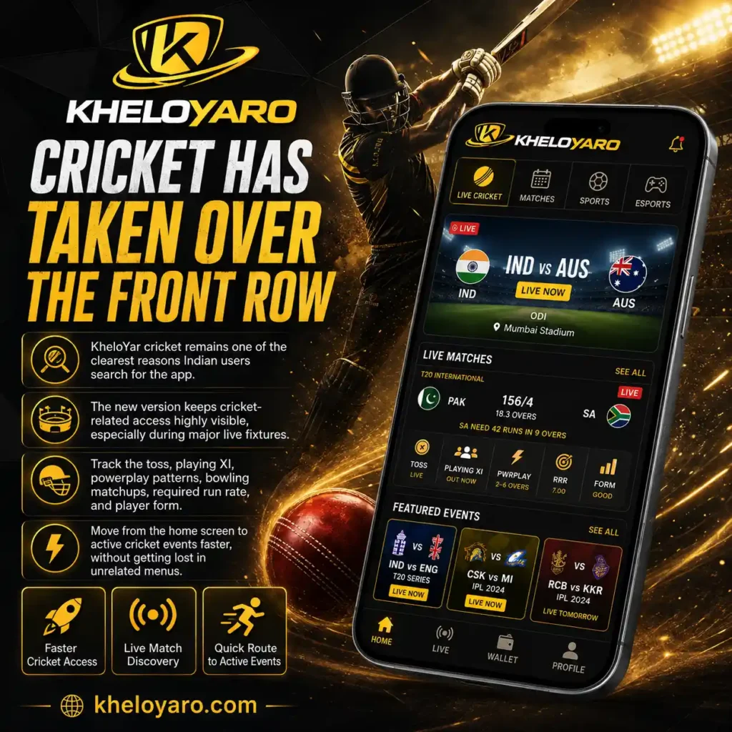 Cricket Has Taken Over the Front Row
